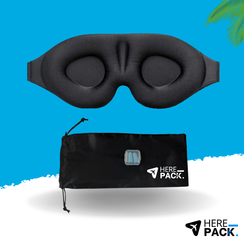 Herepack™ Sleeping Mask + Earplug Set