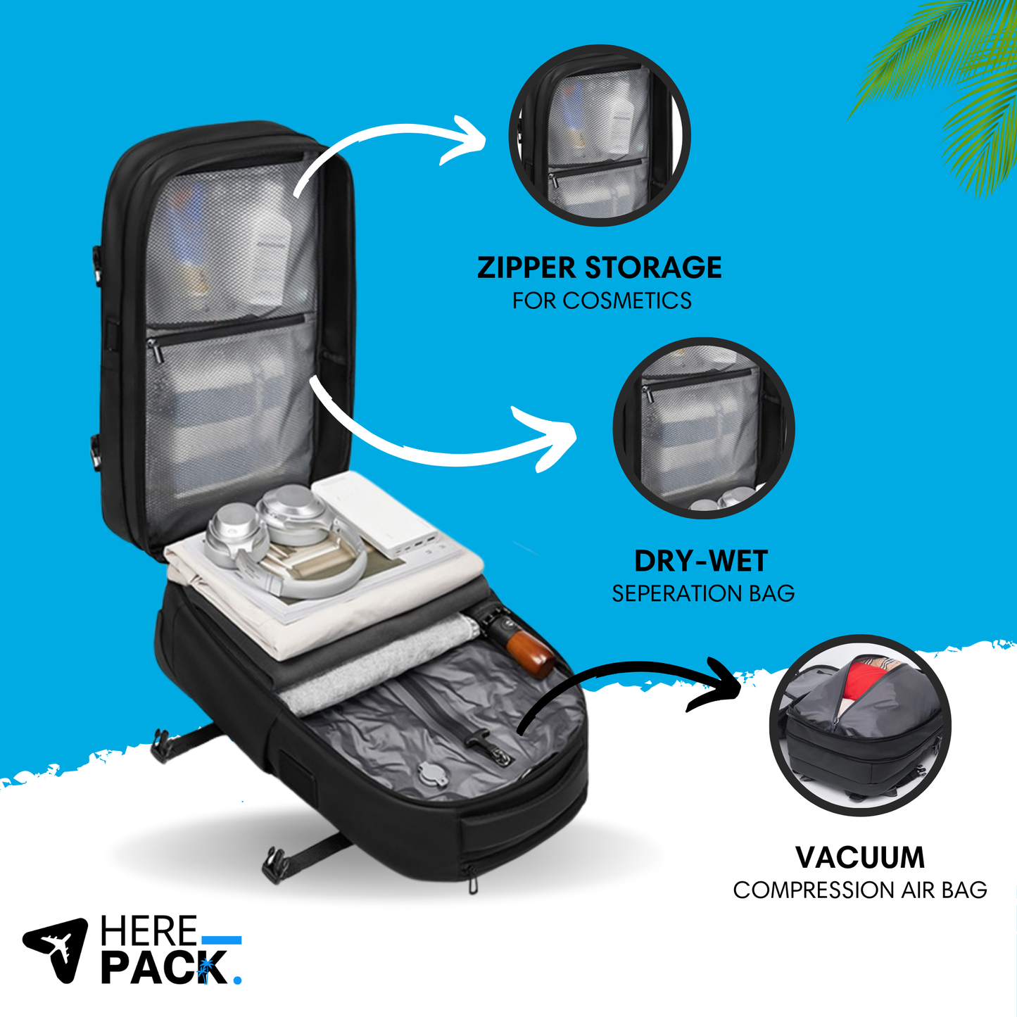 Herepack™ Premium - Compression Backpack